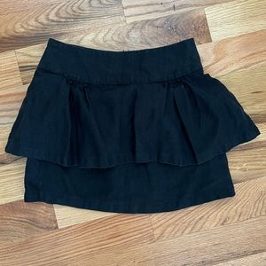 Twenty one Linen Ruffled Skirt